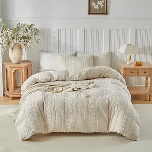 Baroque Floral Bedding Set, 3-Piece Comfortable Sheet Set with Two Pillowcases, Cozy Home Decor, Perfect Gift for Family