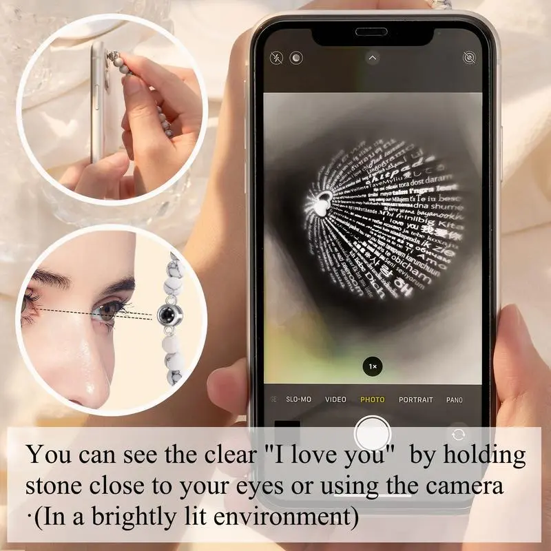 2Pcs Couples Gift Ideas, 100 Languages I Love You,Bracelets for Him Her on Valentine's Day Christmas Anniversary Birthday 2Pcs Couples Gift Ideas, 100 Languages I Love You,Bracelets for Him Her on Valentine's Day Christmas Anniversary Birthday