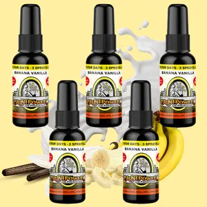 Banana Vanilla Air Freshener Spray Bundle (5 Pack)