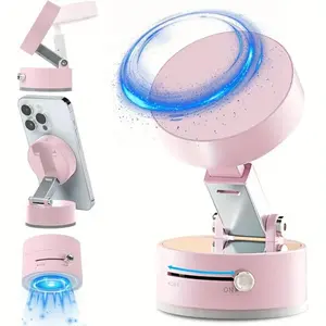 Car Phone Holder, Multifunctional Car Phone Holder with Light, Foldable Car Phone Mount, Universal Car Interior Accessories for Women & Girls, Car Cellphone Mount, Car Magnetic Phone Holder