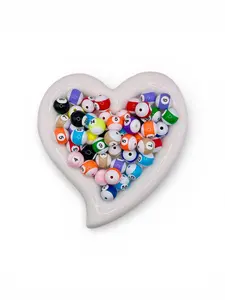 Colorful Number Ball Bead Collection for Crafting Fun - Perfect for Kids and Adults with Solid and Colorful Beads for Bracelets Keychains Necklaces & Customized Pens