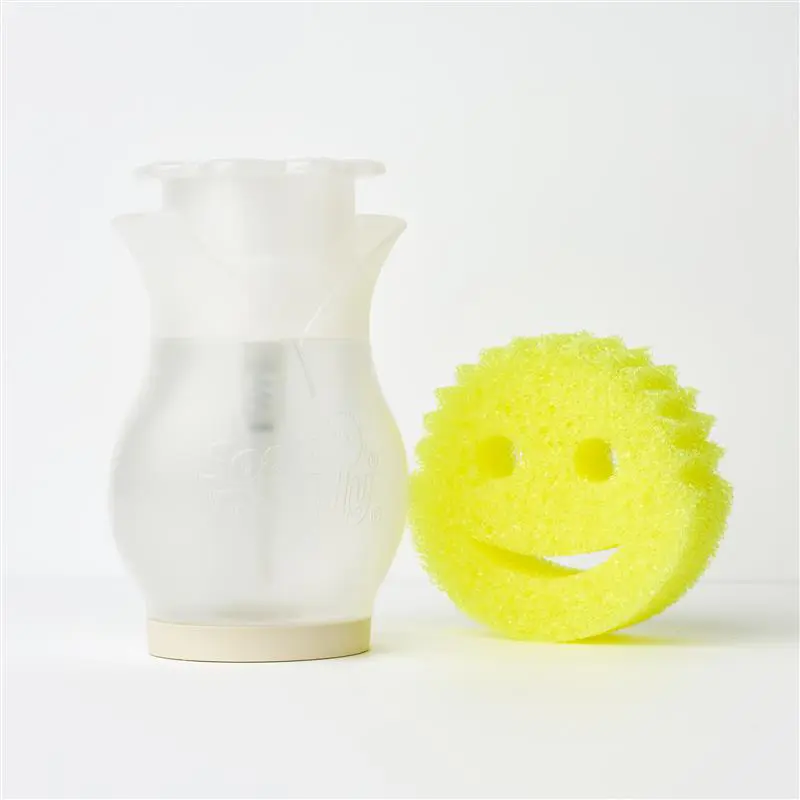 Soap Daddy Soap Dispenser with Original Scrub Daddy Scrubber Colorful Translucent Soap Daddy Soap Dispenser with Original Scrub Daddy Scrubber Colorful Translucent