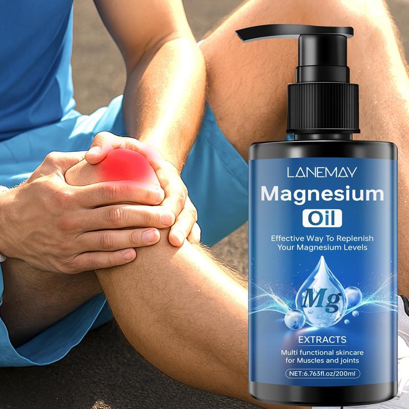 200ML Magnesium Body Lotion, Topical Cream with Shea Butter, Coconut Oil & Vitamin E, Sleep & Joint Pain Relief, All Skin Types, Body Care Moisturizing
