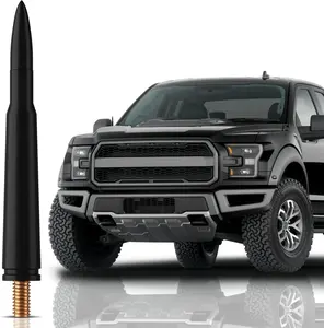 Antenna for Ford F-150 XL XLT 2009-2025 - Highly Durable   Antenna 5.45 h -  Wash-Proof Radio Antenna for FM AM - Black, 50 Caliber Design - Ford F150 Accessories