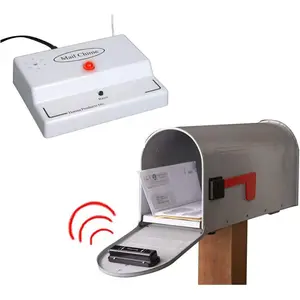 Mailbox Alarm for Delivered Mail Notification System, Smart Mailbox Sensor Alert Wireless Transmitter & Receiver, Up to 350 Feet, Easy to Install, Battery-Operated, 1 Set