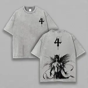 Bleach Ulquiorra Cifer Printed Unisex Washed T-Shirt9
