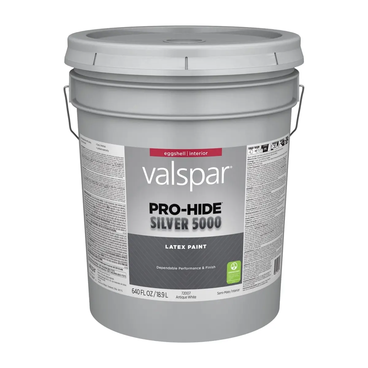 Valspar 028.0072007.008 5 gal Prohide Acrylic Latex All Purpose Paint, Antique & White
