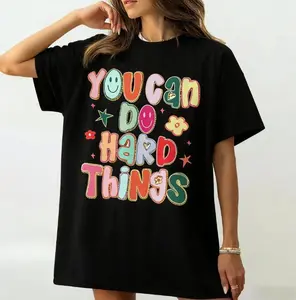 You Can Do Hard Things Teacher Shirt, School Counselor T-Shirt, Special Education Teacher Shirt, SPED Teacher Shirt Gift Women Top