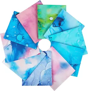 Newbrothread&Craftido 100% Cotton Quilting Fabric Bundles 10pcs Fat Quarters 18"x21" Medium Weight 5.2 oz for Quilting Sewing Patchwork Home Textile RAINBOW INKS Precut Fabric, TikTokShopDealsforYouDays, fathersdaygiftideas