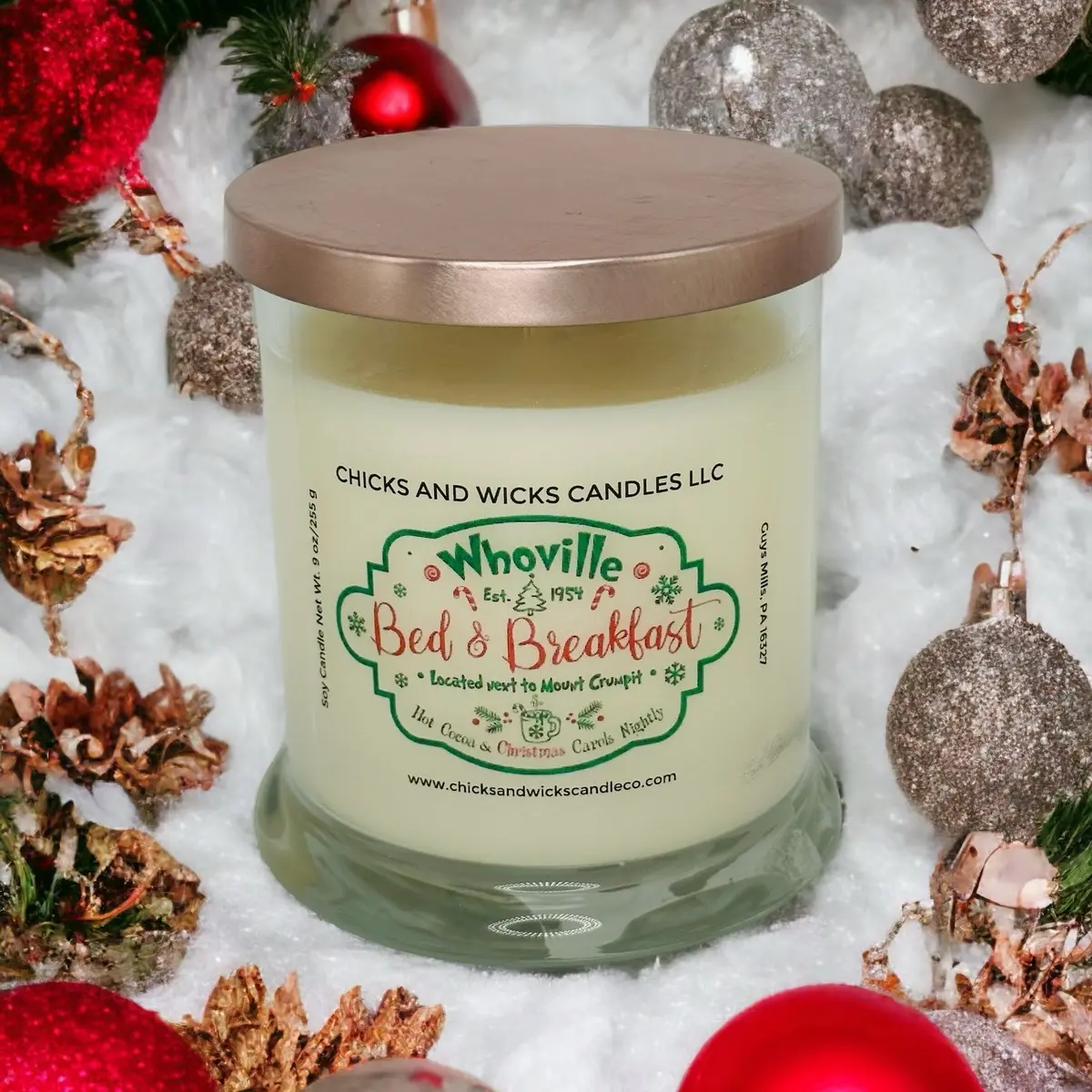 Whoville Bed & Breakfast Soy Candle