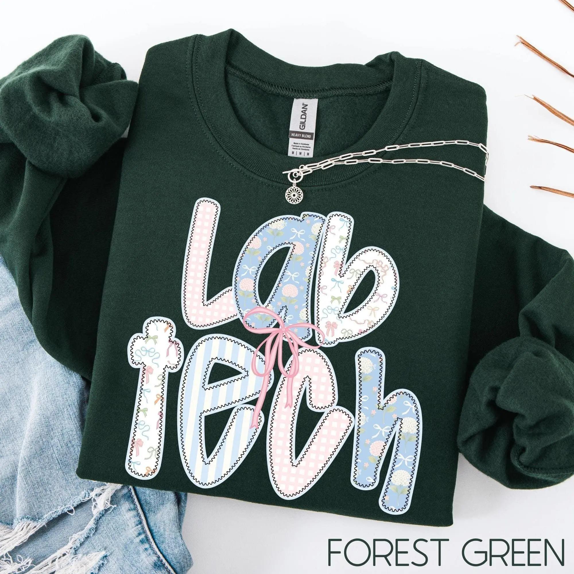 Lab Tech Sweatshirt, Lab Tech Gift, Laboratory Technician shirt, Medical Lab Gift, Lab Tech Shirt, Lab Technician Sweatshirt, Lab Tech Tee Cotton Crewneck