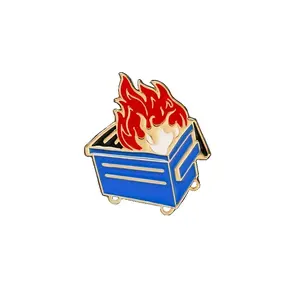 DUMPSTER FIRE LAPEL