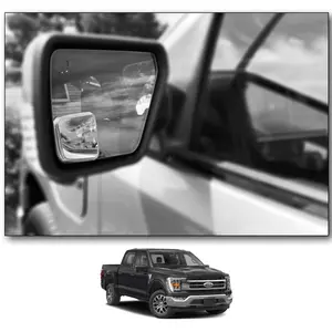 Nxtgen Custom Blind Spot Mirrors - Compatible With 2021-present Ford F150 14th Generation Factory Blis | Extended View 2 Piece Set (left & Right)