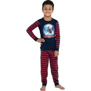 The Polar Express Train Kids Tight Fit Long Sleeve Cotton Pajamas
