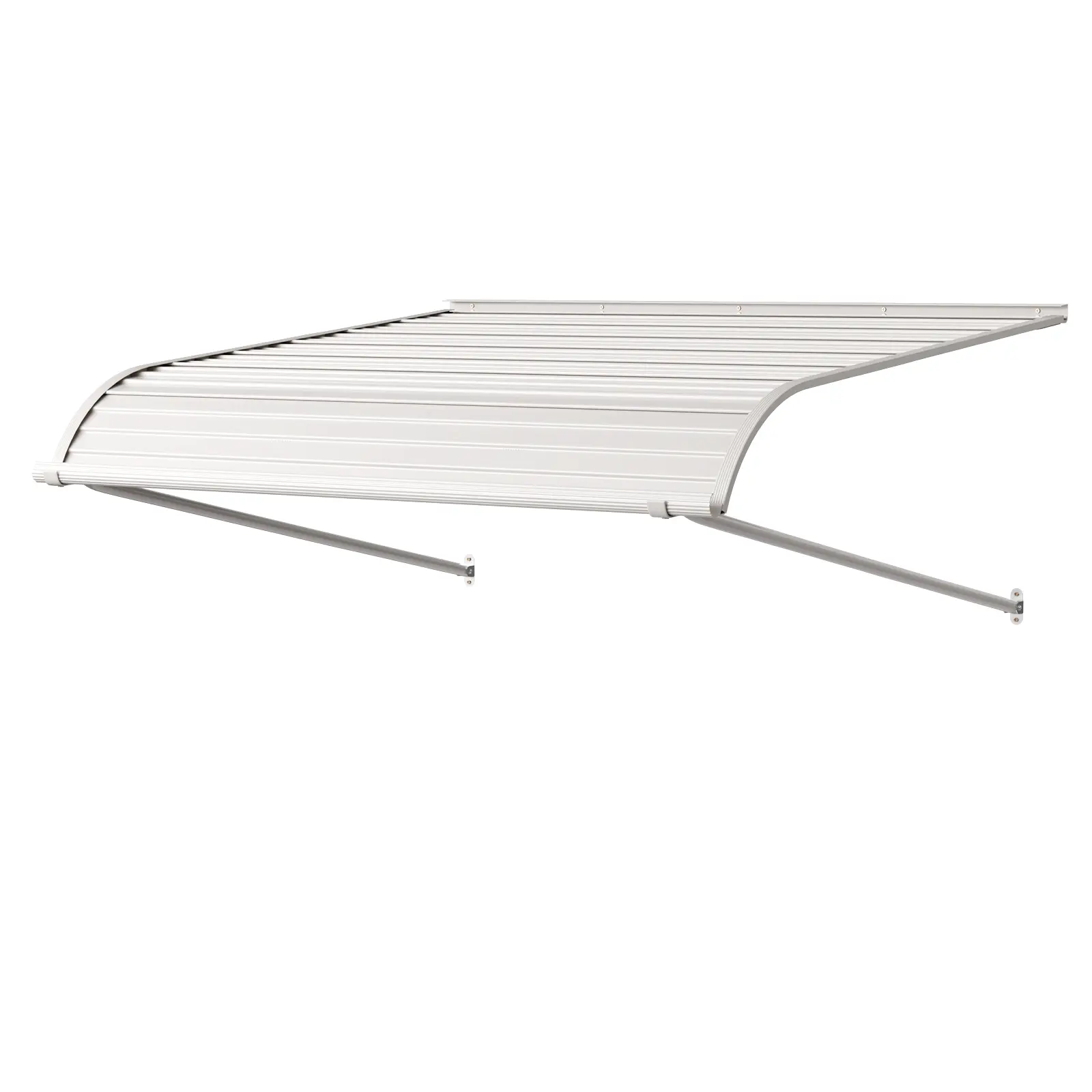 Aluminum Door Awning, Heavy Duty Metal Canopy for Door & Window, Rain Snow & Wind Protection, Drill-Mount Exterior Overhang