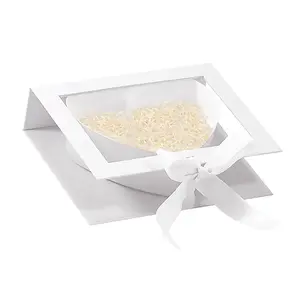 Valentine's Day Heart Shaped Gift Boxes 8'x6'x2' Valentine Hearts Treat Box with Lids Valentines Nesting Cardboard Cookie Box for Giving Decorative Gift, Wrapping & Packaging For Mother's Day Father's Day