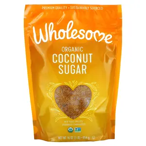 Wholesome Sweeteners Organic Coconut Sugar, 1 lb. (16 oz) - 454 g