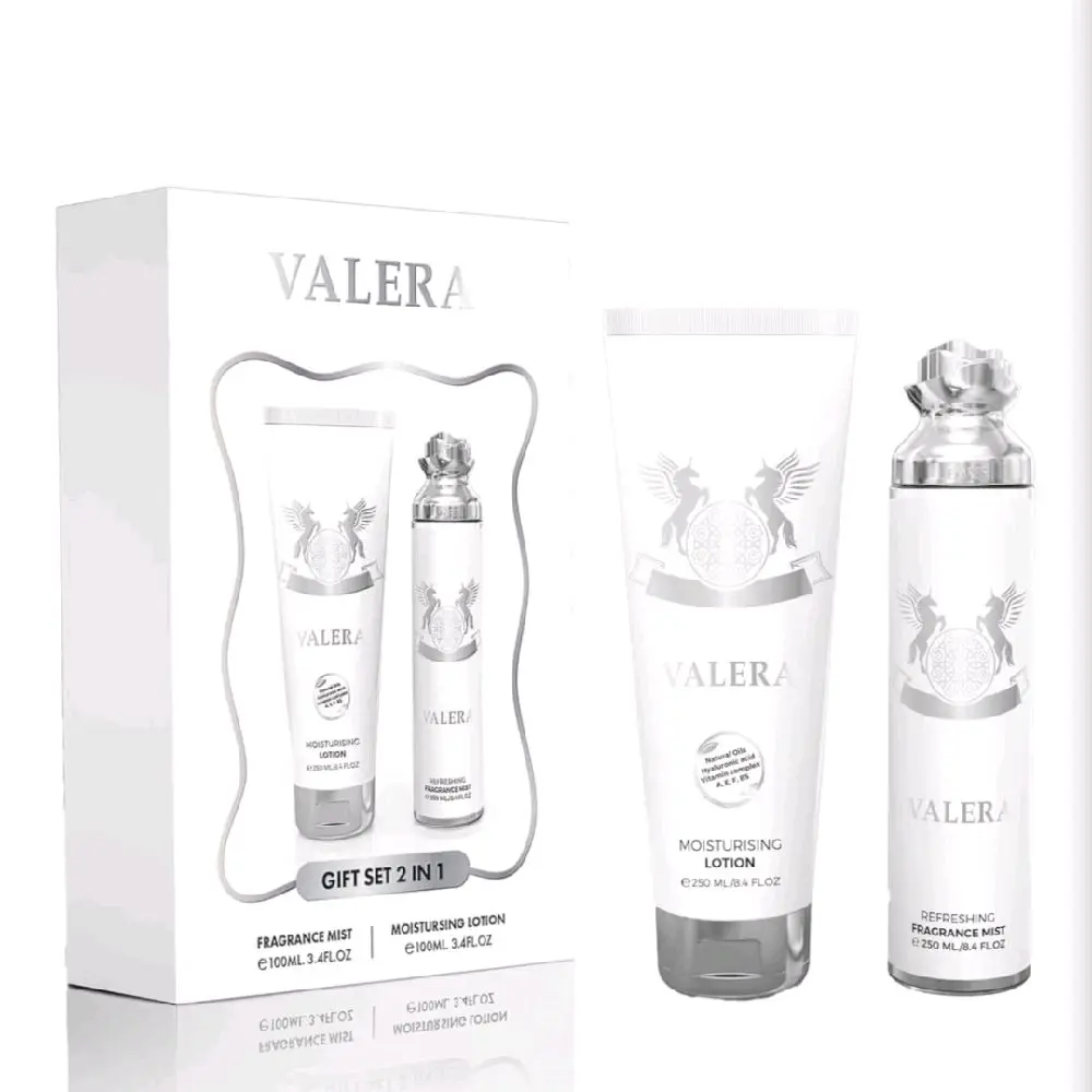 Women's Emper Valera 2-in-1 Gift Set - EDP Perfume Spray, Floral Fruity Fragrance with Vanilla, Unique Aroma