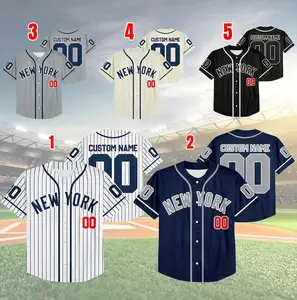 Custom Name & Number New York Baseball Team Jersey, Jersey For Fan, Baseball Lovers 8425MD34