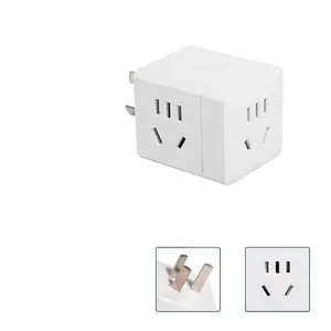 Multi-Use Socket Convenient Wireless Compact Travel Cube Power Supply Multi-Functional Multi-Hole Household Conversion Plug Adapter