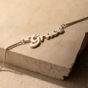 FF0022  New Store Opening | | Custom Name Necklace |   Gold/Rose Gold/Silver Personalized Pendant | Perfect for birthdays, anniversaries, Mother’s Day, or Valentine’s Day as a sophisticated, one-of-a-kind gift.