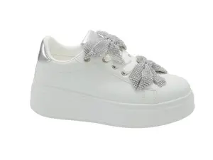 Women fashion platform with double bowls sneaker