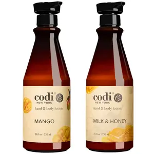 Codi Korean Mango & Milk Honey Hand & Body Moisturizer Lotion (750ml) - Gentle, Daily, Hydrating, Nourishing, Non-Greasy Cosmetic Smooth Body Care Formula