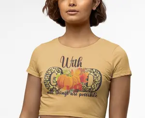 With God All Things Are Possible” UV DTF Transfer – Bring Inspiration to Life on Any Surface