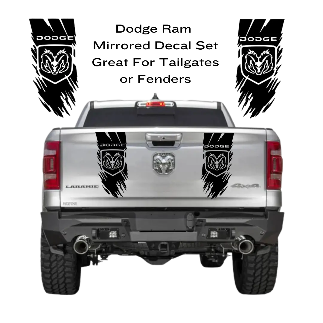 Dodge Ram Fender or Tailgate Banners - Single or Pair