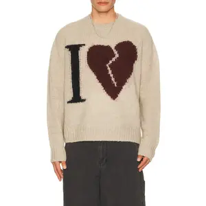 ALLSAINTS Lover Crew Sweater in Pebble Brown