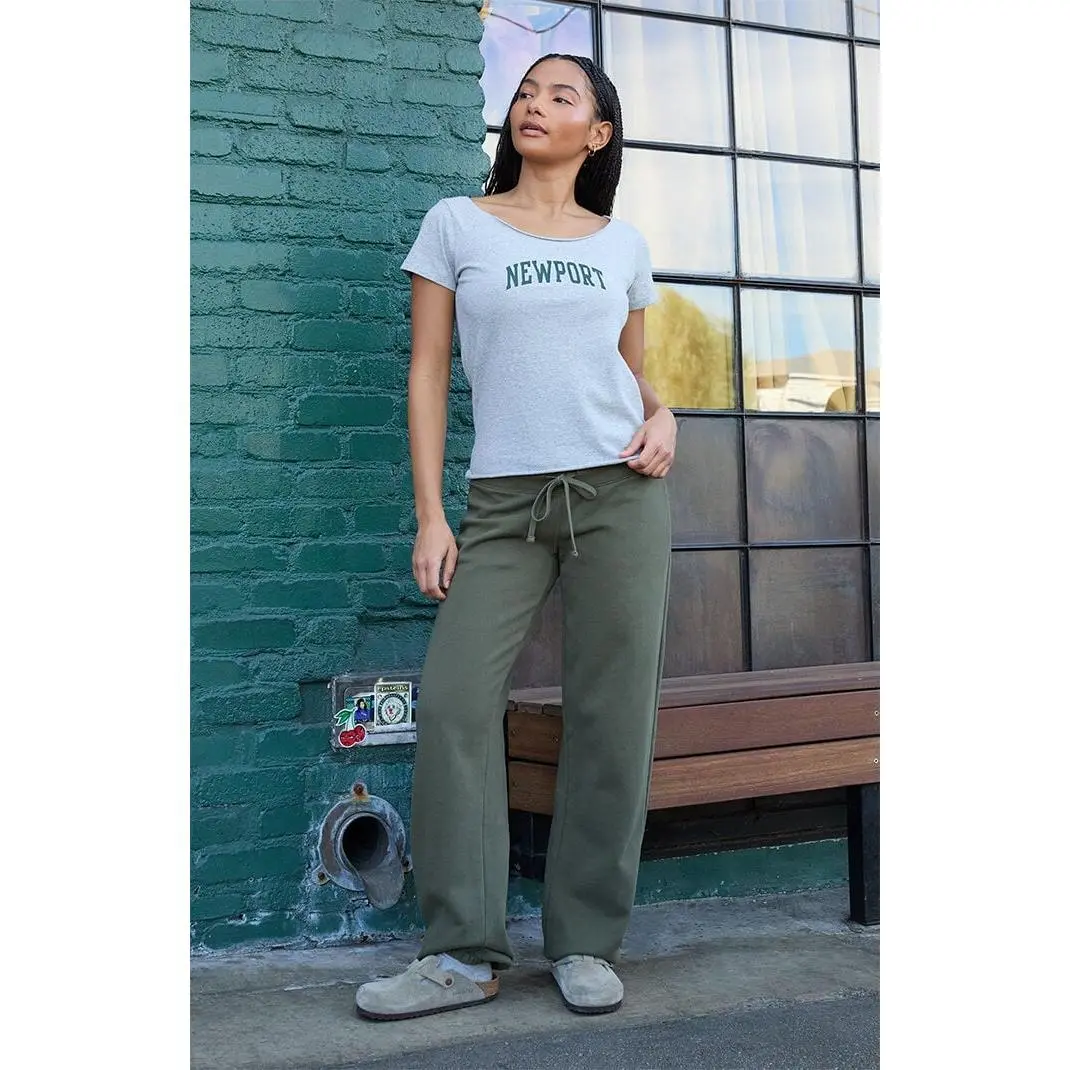 John Galt Women's Dark Gray Hilary Yoga Sweatpants