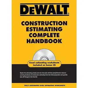 USED-DEWALT Construction Estimating Complete Handbook (DEWALT Series) by Adam Ding (Paperback)