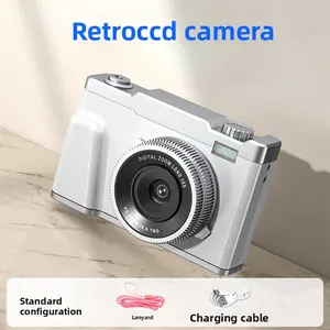 Retro Dual-CCD Digital Camera, High-Definition Point & Shoot Camera for Campus Students with Photo Capture and Mobile Phone Transfer Functionality