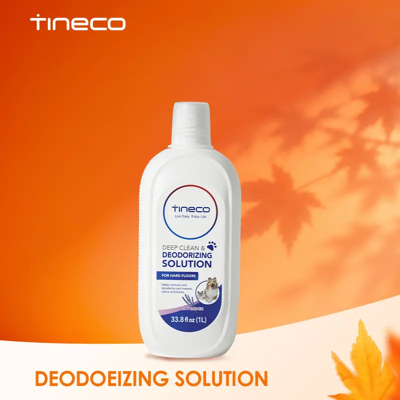 Tineco Floor Cleaning Solution 1L (33.8oz), Lavender Scent, Deep Cleaner for Multi-Hard Floors, Compatible with iFLOOR & FLOOR ONE S3/S5/S6/S7/S9 Artist & S6/S7/S9 Master Series, Non-Steam Compatible