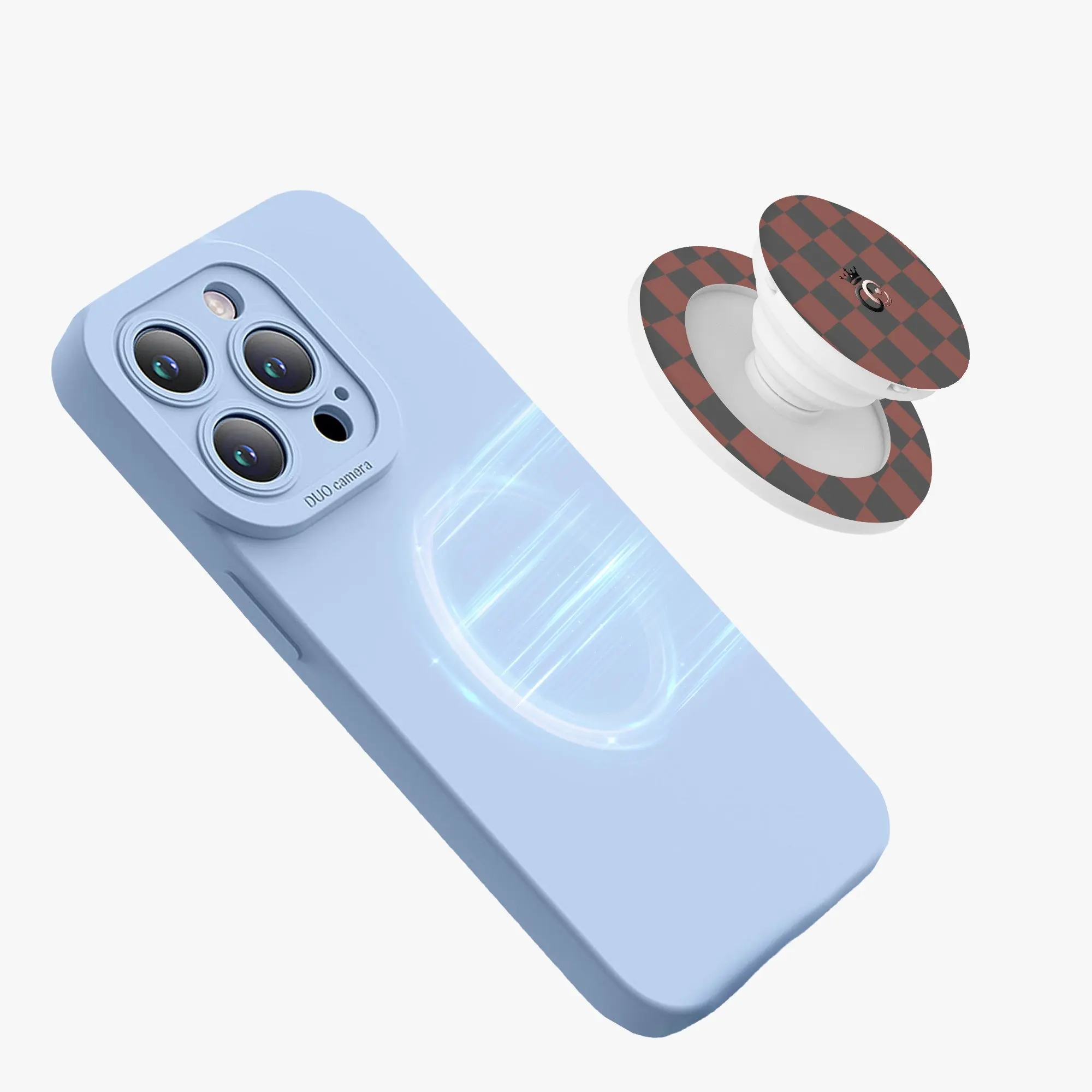 🌸 Check Her Blush – Magnetic Pop Socket Pad Phone Stand Grip