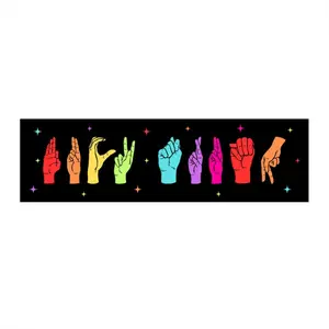 F*ck Trump Sign Language Car Magnet Bumper Sticker, Subtle Anti Trump Decal, Subtle FDT ASL Activist, Anti MAGA Political Liberal Decor, deaf human rights, hidden message car