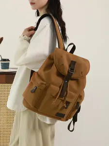 Fashionable Casual Simple Backpack, Large Capacity Durable Versatile Bag for Daily Travel School Use, Stylish Design for Men Women Kids