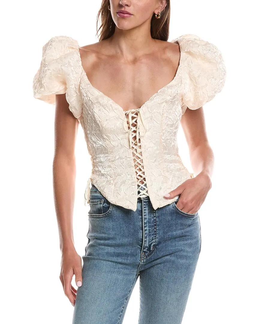 For Love & Lemons Frosted Organza Top