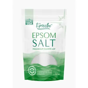 LA SALT CO Epsoothe Epsom Salt 2.2 lb USP Pharmaceutical Grade Magnesium Sulfate Soak for Relaxation & Self-Care Made in USA
