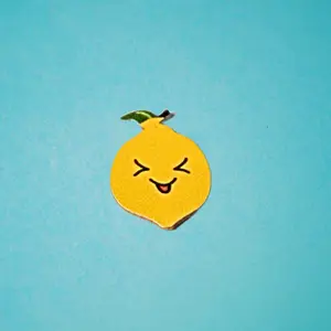 Lemon-KickStix 1ct Vegan Leather Sticker