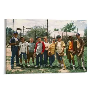 The Sandlot Baseball Movie Poster Wall Art Decoration Poster Poster Canvas Wall Art For Bedroom Decor Bar Office Room Decor Gift