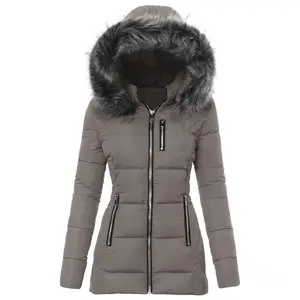Women's Winter Windproof Warm Down Coats - Waterproof Thicken Hooded Fashion Puffer Jacket, High-Quality Down Filling for Maximum Warmth, Windproof & Waterproof Outer Fabric, Adjustable Drawstring Hood, Thickened Lining, Multiple Warm Pockets, Stylish Puf