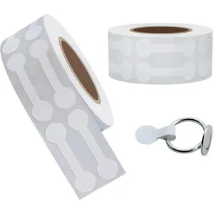 1000PCS Self Adhesive White Blank Rectangle Jewelry Price Label Stickers for Small Business
