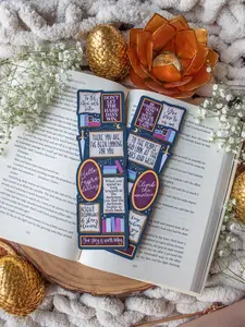 ACOTAR Quote Wall Die-Cut Bookmark for Fantasy and Romantasy Booktok Readers