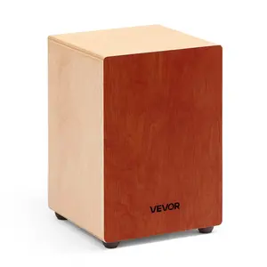 VEVOR Cajon Box Drum Wooden Birchwood Compact Percussion Instrument with Snare WiresVEVOR Super Brand Day