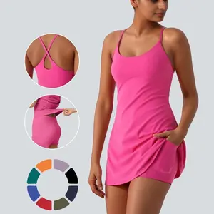 Plush Backless Active Dress-Easy Peezy, Spring Dresses, Dance Dresses for Women