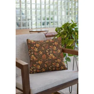 Fall-Inspired Outdoor Pillows, Cozy Garden Decor, Autumn Home Accessories, Patio Cushions, Seasonal Throw Pillows, Outdoor Comfort