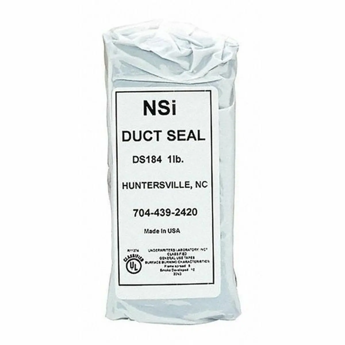 NSI Industries DS184 Duct Seal - 1 lbs, 1.25x2.5x6 in, High-Quality Dependability Seal for Sailing Water Sports, Home Needs, 1.25 X 2.5 X 6 In, Modern, 1Lb, 1.01 Lbs