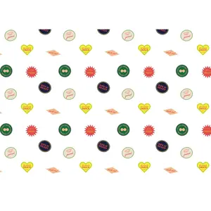 All Natural Snack Gift Wrap Paper Assorted Shapes with Heart and Sun Design Eco Friendly Versatile for Wrapping Snacks and Treats