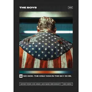The Boys - Premium Poster - Minimalist TV Show Poster - Vintage - Retro - Art Print - Dark Light Unframe Poster - You Choose Design